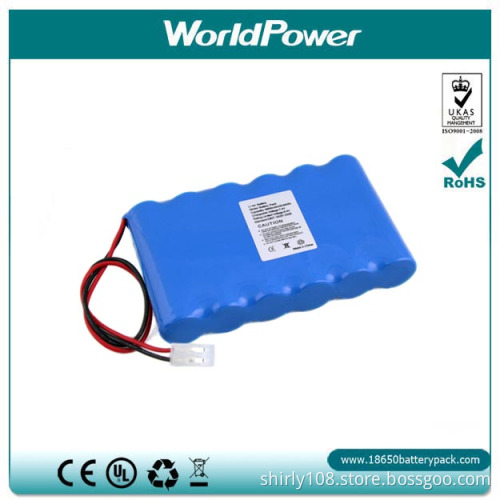 hot-sale7.4V 6600mah lithium batteries pack